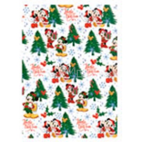 Ditipo Darčekový baliaci papier 70 x 200 cm Vianočný Disney Bilý Mickey