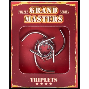Albi Grand Masters kovový hlavolam - Triplets 4/4