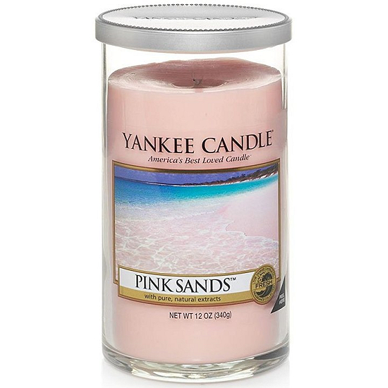 Yankee Candle Pink Sands - Ružové piesky vonná sviečka Décor strednej 340 g