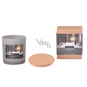 Arome Aróma Sensation Finland White Birch vonná sviečka v skle s korkovým viečkom 7,5 x 8,5 cm 340 g
