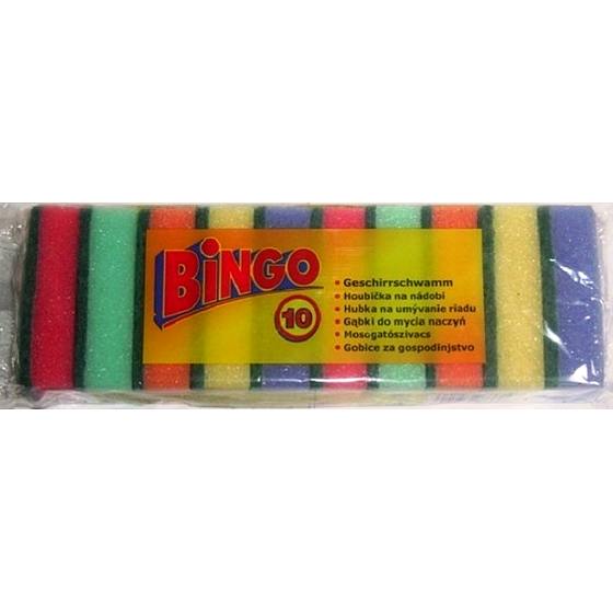 Soke Bingo kvalitné hubky na riad s drôtenkou 10 kusov