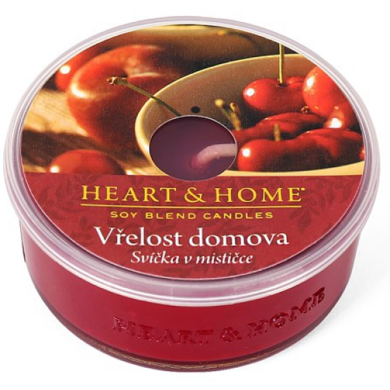 Heart & Home Vrelosť domova Sójová vonná sviečka v mištičke doba horenia až 12 hodín 38 g