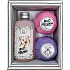 Bohemia Gifts Buď hravý sprchový gél 250 ml + šumivá loptička do kúpeľa 2 x 100 g, kozmetická sada pre deti
