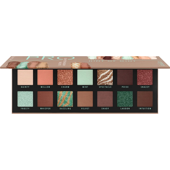 Catrice Pro Hint of Mint Slim Palette očných tieňov 010 Aesthetic Vibes 10,6 g