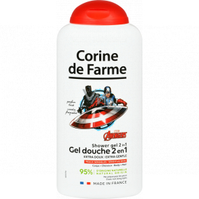 Corine de Farme Avengers 2v1 sprchový gél a šampón na vlasy pre deti 300 ml