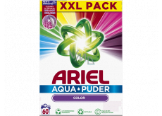 Ariel Aquapuder Color univerzálny prací prášok na farebné oblečenie 60 dávok 3,9 kg
