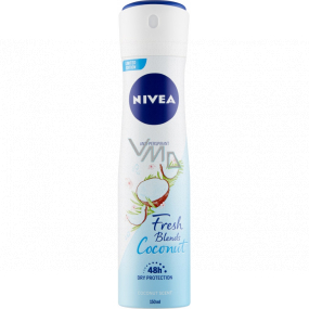 Nivea Fresh Blends Coconut 48h antiperspirant deodorant v spreji pre ženy 150 ml