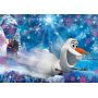 Clementoni Puzzle 3D Disney Ľadové kráľovstvo 104 dielikov, odporúčaný vek 6+
