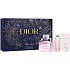 Christian Dior Miss Dior Blooming Bouquet toaletná voda 30 ml + balzam na pery Addict Lip Glow 001 Pink 3,2 g + krém na ruky Rose 20 ml, darčeková sada pre ženy