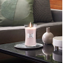 WoodWick Sheer Tuberose - Jemná tuberózová vonná sviečka s dreveným knôtom a skleneným viečkom veľká 609,5 g