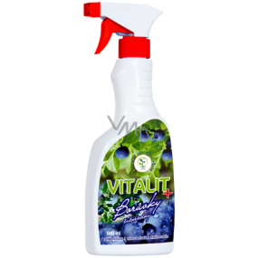 Bio-Enzyme Vitalit+ Čučoriedky prírodný biostimulátor pre rast a vitalitu rastlín 500 ml sprej