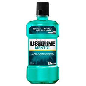 Listerine Mentol ústna voda s esenciálnymi olejmi 500 ml