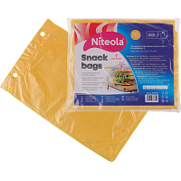 Niteola svačinové sáčky, HDPE, 20 × 30 cm, síla 12 µ, žlté, 50 ks