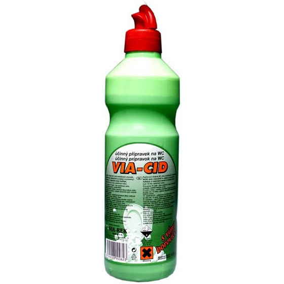 Via-Cid účinný prípravok na WC s vôňou borovice 450 g