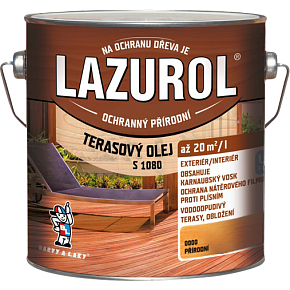 Lazurol s1080 terasový olej bezfarebný, 2,5 l