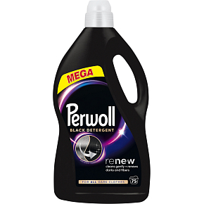 Perwoll prací gel Renew Black na čierne a tmavé, 75 praní, 3750 ml