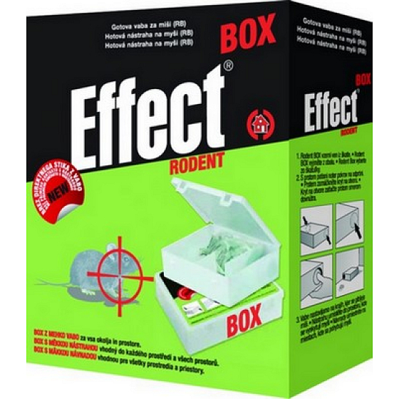 Effect Rodenta Box mäkká návnada na hubenie hlodavcov 40 g