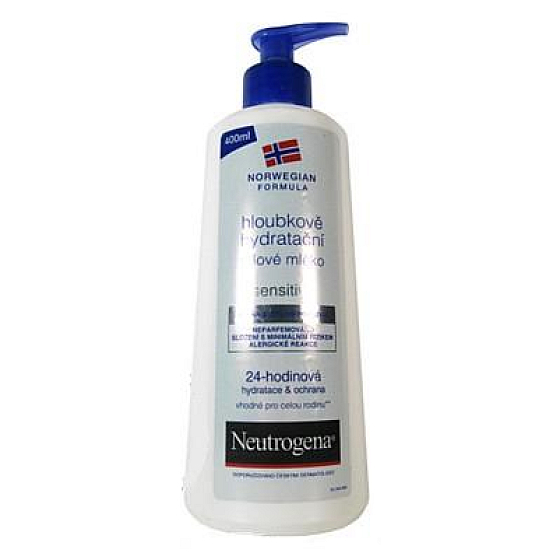 Neutrogena hĺbkovo hydratačné mlieko telové citlivá pleť 400 ml