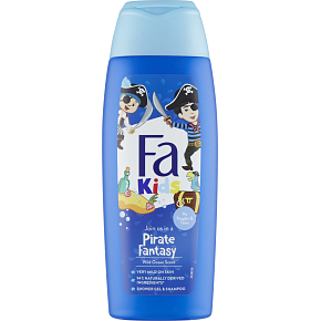 Fa Kids Wild Ocean pirát sprchový gel & šampón, 250 ml