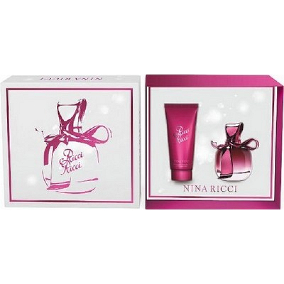 Nina Ricci Ricci Ricci parfumovaná voda pre ženy 50 ml + telové mlieko 100 ml, darčeková sada