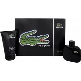 Lacoste Eau De Lacoste L.12.12 Noir toaletná voda 100 ml + sprchový gél 150 ml, darčeková sada