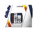Gillette Mach3 Red s 1 hlavicou, Gél na holenie 75 ml + Hydratačný balzam po holení 50 ml + kozmetická taška, kozmetická sada, pre mužov