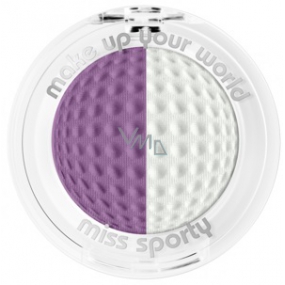 Miss Sporty Studio Color Duo očné tiene 206 Iridescent Purple 2,5 g