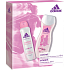 Adidas Control antiperspitant dezodorant sprej pre ženy 150 ml + Smooth sprchový gél 250 ml, kozmetická sada