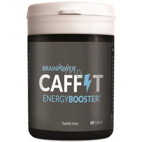 CAFFIT Kofeín a eleuterokok, doplnený o vitamíny a minerály k prevencii únavy ak posilneniu zdravia, 60 tabliet