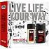 Str8 Red Code parfumovaný deodorant sklo pre mužov 85 ml + sprchový gél 250 ml, kozmetická sada