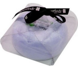 Fragrant Lavender Glycerínové mydlo masážne s hubkou naplnenou vôňou Levandule v jemne fialovej farbe 200 g