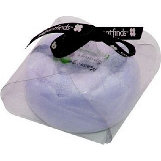 Fragrant Lavender Glycerínové mydlo masážne s hubkou naplnenou vôňou Levandule v jemne fialovej farbe 200 g