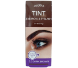 Joanna Tint Krémová farba na obočie a riasy 3.0 hnedá 15 ml