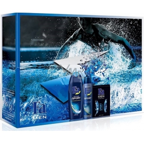 Fa Men Sport Premium sprchový gél 250 ml + antiperspitant dezodorant sprej 150 ml + voda po holení 100 ml, kozmetická sada
