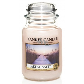 Yankee Candle Lake Sunset - Západ slnka pri jazere vonná sviečka Classic veľká sklo 623 g