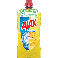 Ajax na podlahy a povrchy Boost Baking Soda Citrón univerzálny čistiaci prostriedok, 1 l