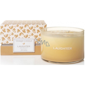 Yankee Candle Laughter Sun Bright - Hrejivé slnko vonná sviečka sklo 3 knôty 510 g