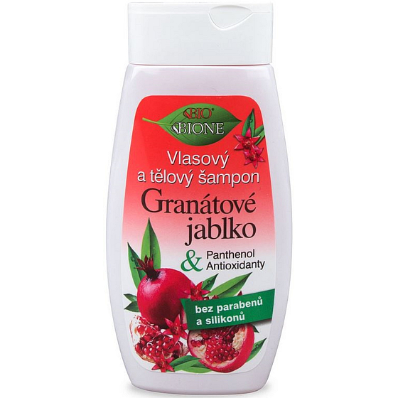 Bion Cosmetics Granátové jablko vlasový a telový šampón 260 ml