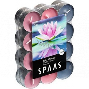 Spaas Tri Fairy Waterlily - Lekno vonné čajové sviečky 24 kusov