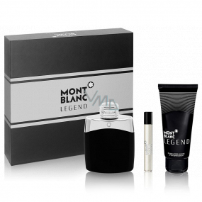 Montblanc Legend toaletná voda 100 ml + balzam po holení 100 ml + toaletná voda 7,5 ml, darčeková sada pre mužov