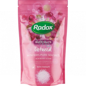Radox Detoxed kúpeľová soľ 900 g
