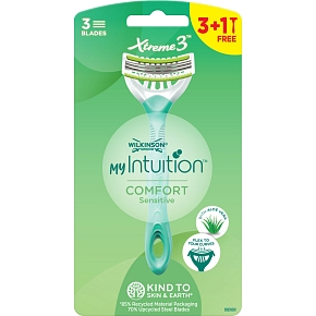 Wilkinson Sword Xtreme3 dámske holítka My Intuition Comfort Sensitive, 3 britvy, 4 ks