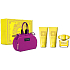 Versace Yellow Diamond toaletná voda 90 ml + sprchový gél 100 ml + telové mlieko 100 ml + kabelka, darčeková sada pre ženy