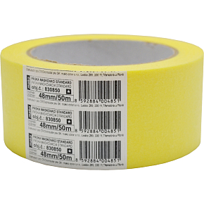 Mako Basic lepiaca páska zakrývacia hladký krep, 3 dni, do 60 °C, 48 mm × 50 m
