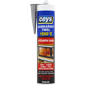 Ceys kamnářsky tmel 1500 °C, čierny, 310 ml