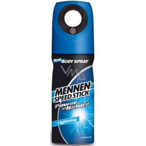 Mennen Speed Power of Nature Lightning dezodorant sprej pre mužov 150 ml