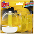 Dr. Devil 3v1 Lemon Fresh tekutý WC blok, košíček + náplň 3× 55 ml