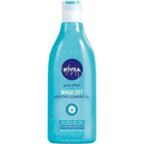 Nivea Visage Pure Effect Wash Off jemný čistiaci gél 200 ml