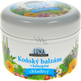 Luna Natural Konský balzam s konopím chladivý 300 ml