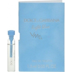 Dolce & Gabbana Light Blue toaletná voda pre ženy 1,5 ml, vialka